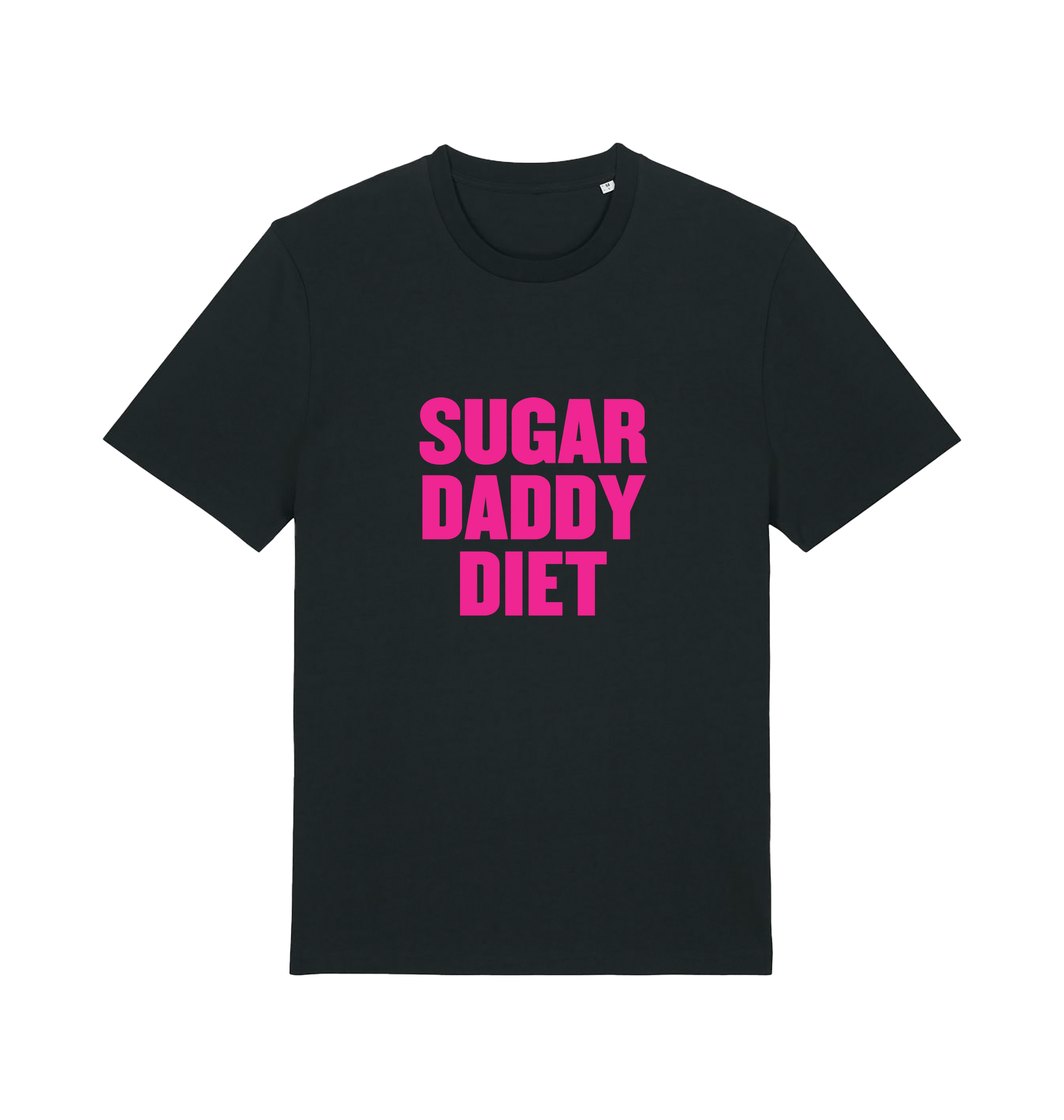 Black Printed T-shirt Front