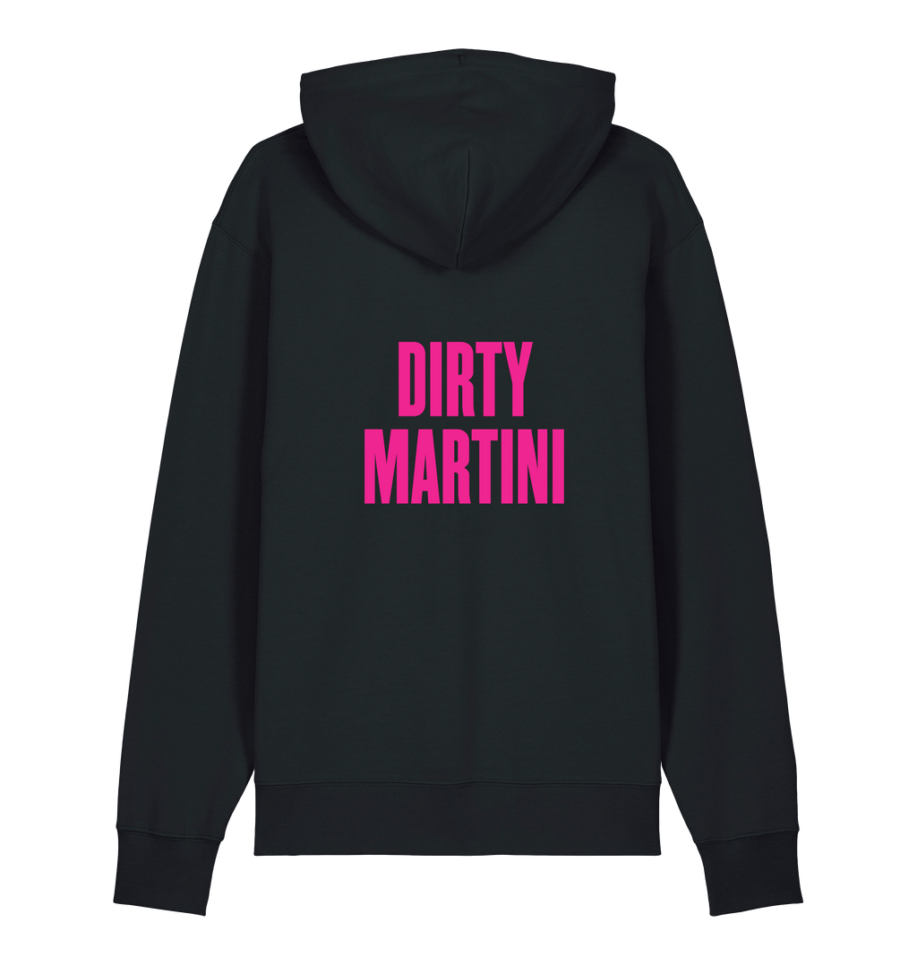 Black Printed Sweater Back