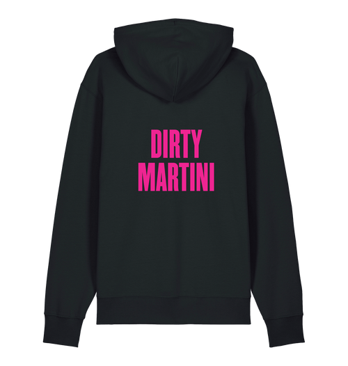 Black Printed Sweater Back