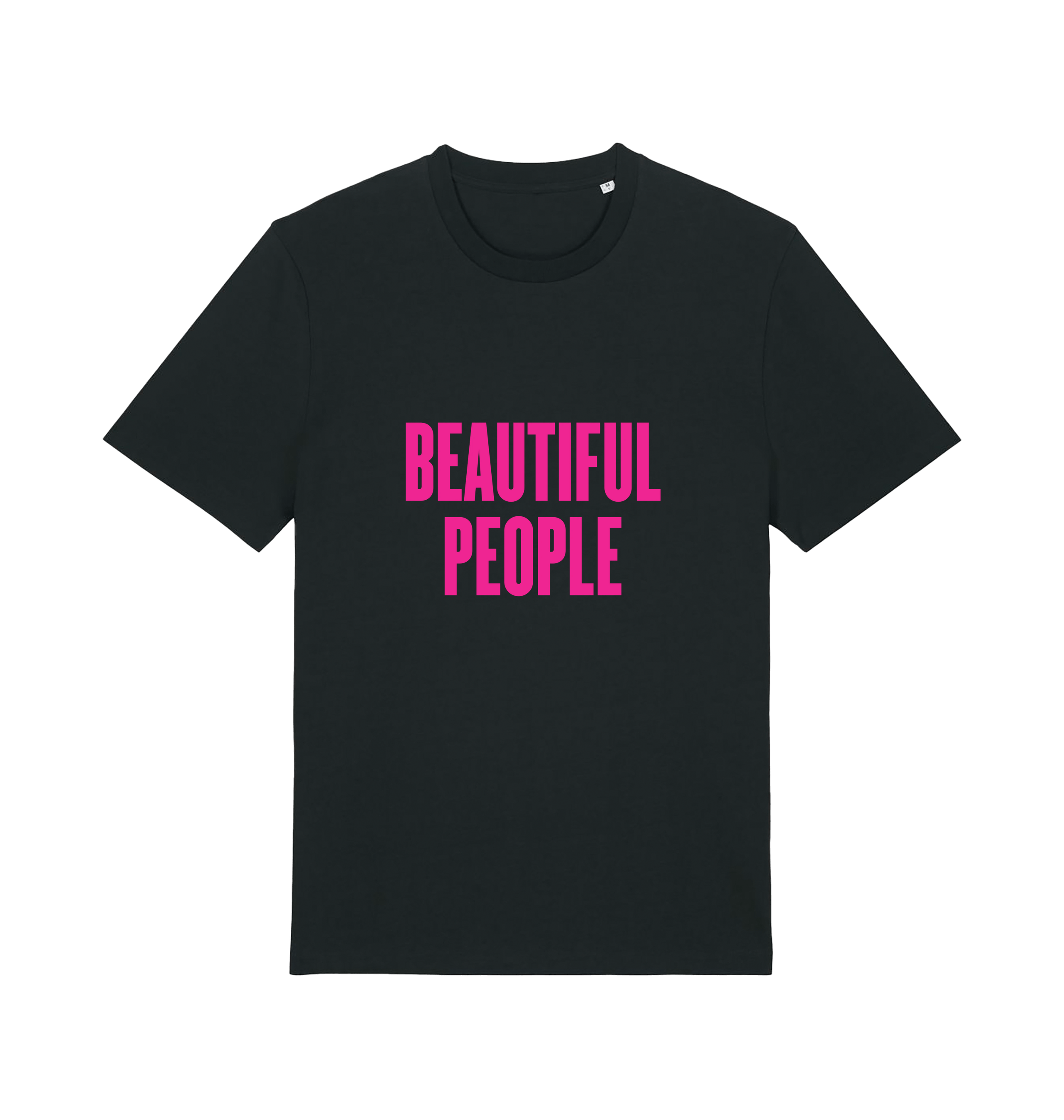 Black Printed T-shirt Front