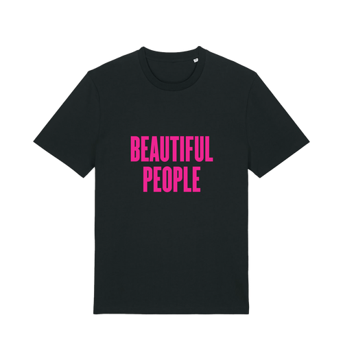 Black Printed T-shirt Front