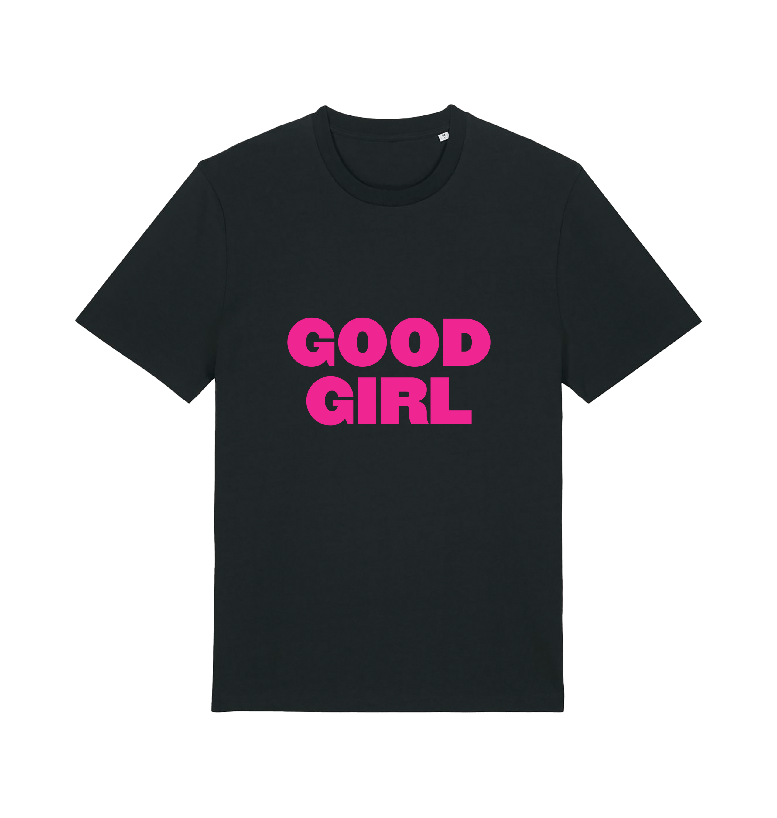 Black Printed T-shirt Front