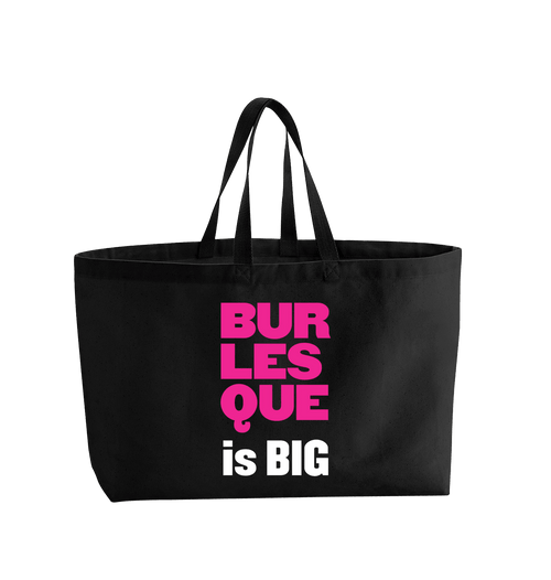 Black Printed Bag Front