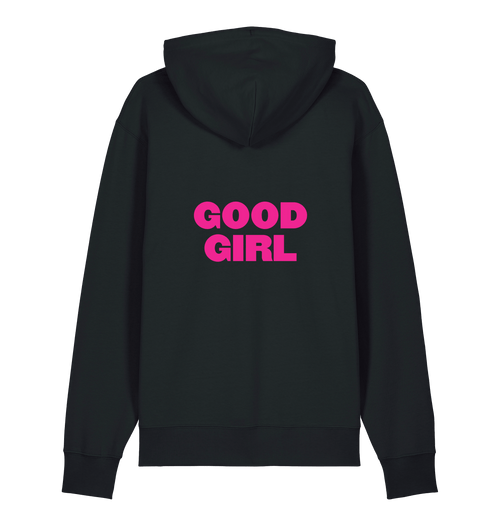 Black Printed Sweater Back