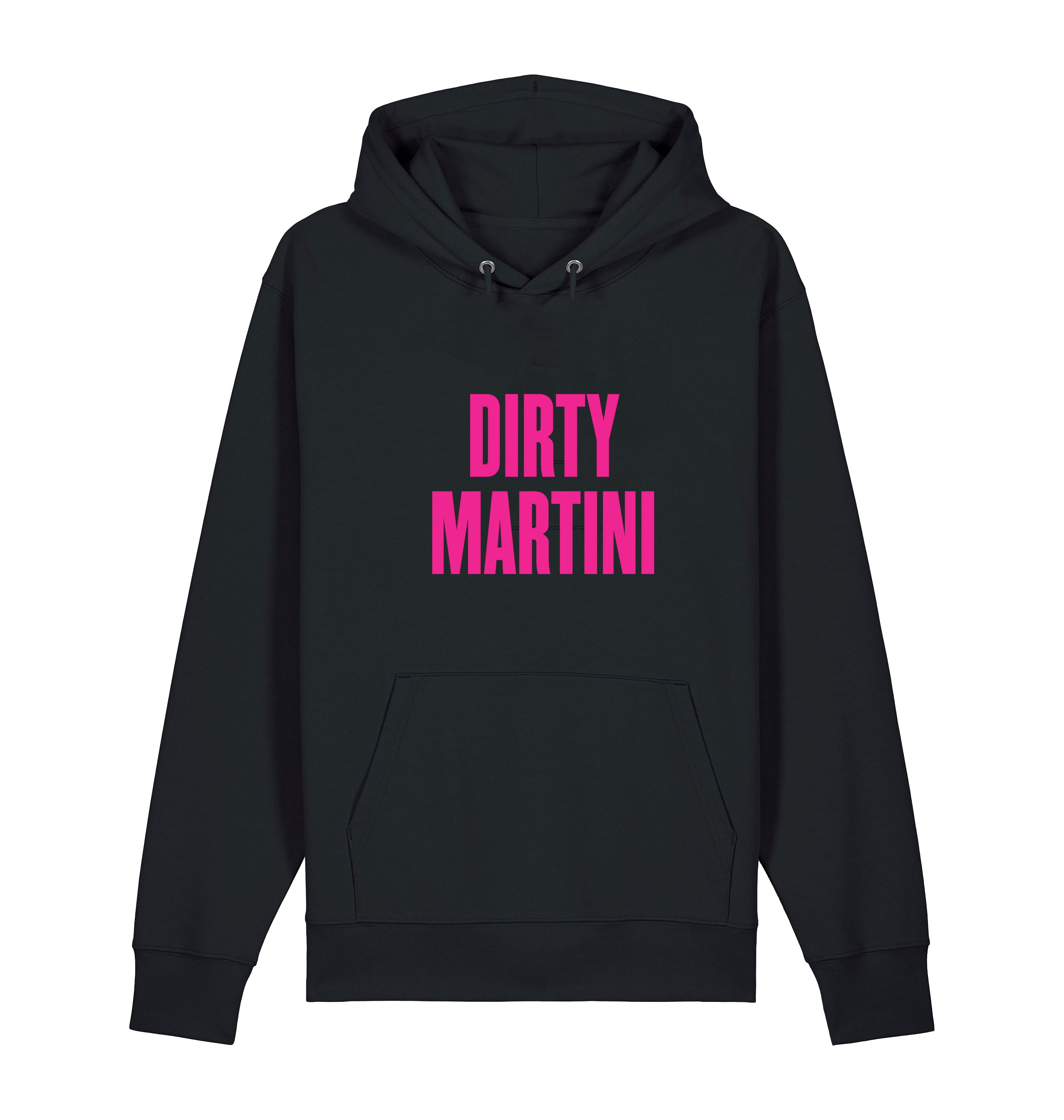 Black Printed Sweater Front