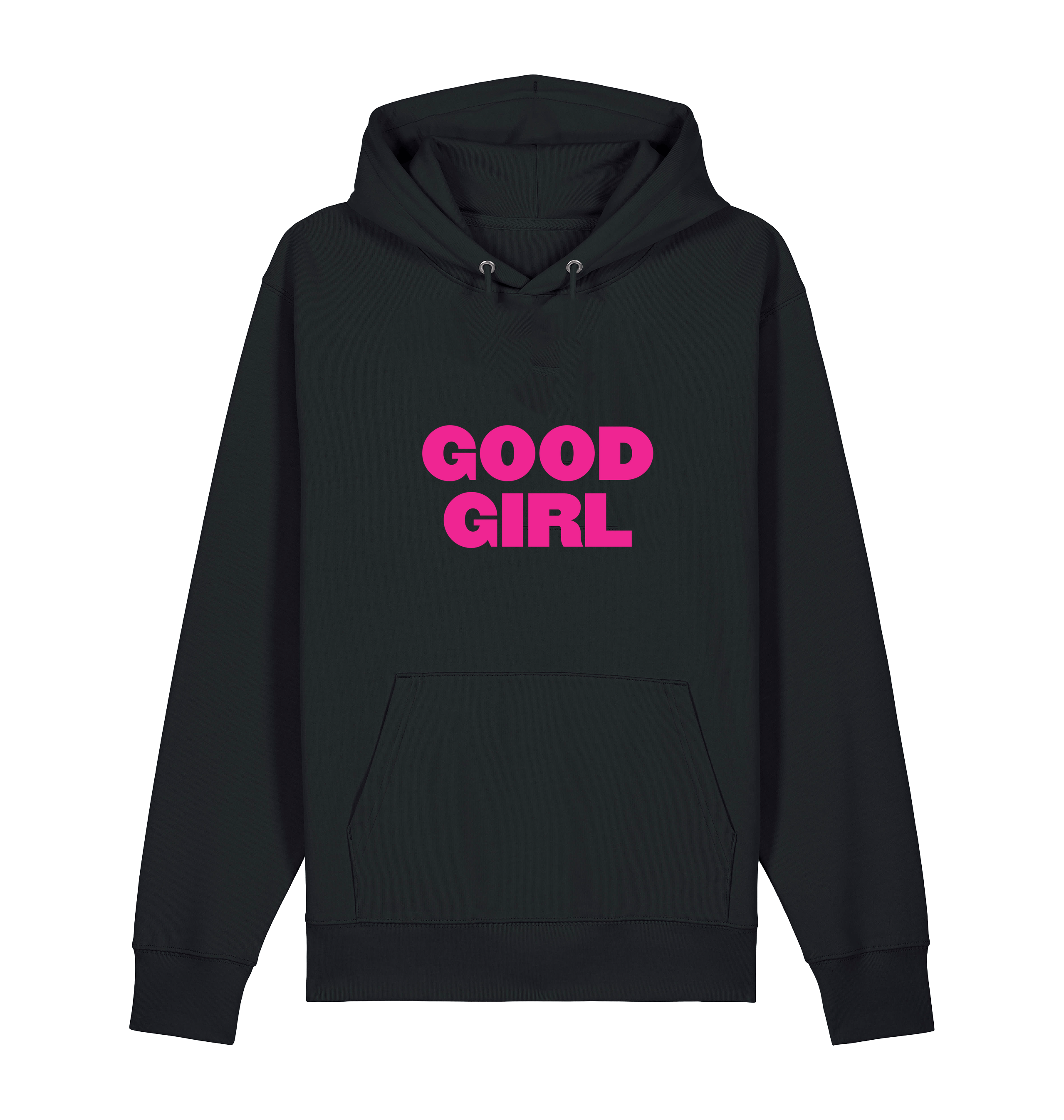 Black Printed Sweater Front
