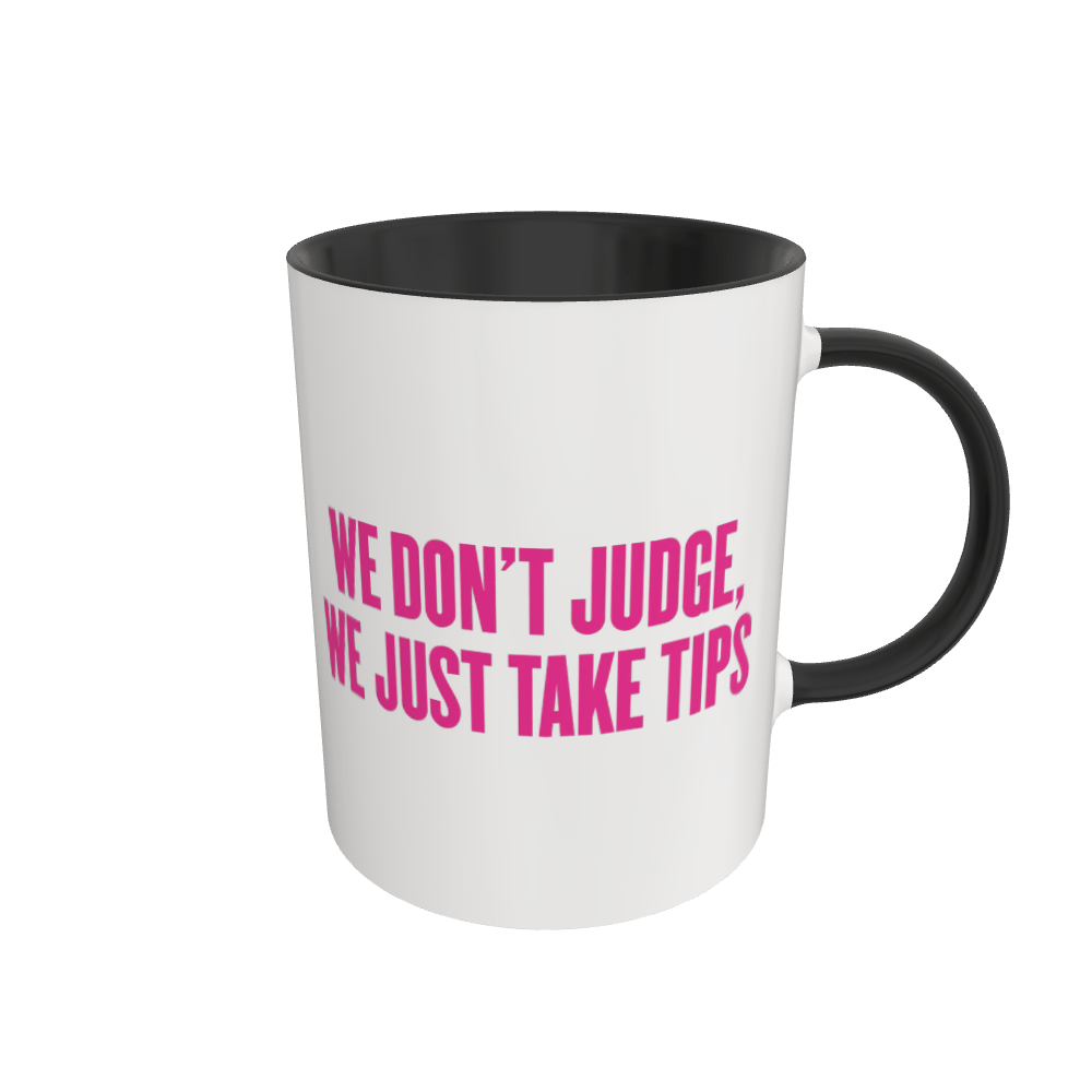 Black Mug Front